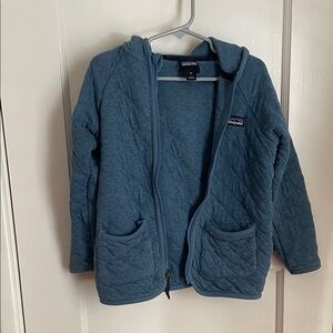 Patagonia Kids Blue Quilted Sweater